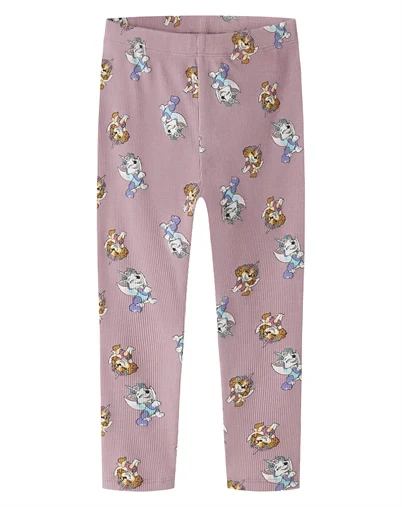 Name it - NMFJemina Paw Leggings - Lilas